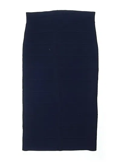 Pre-owned Bcbgmaxazria Formal Skirt In Blue
