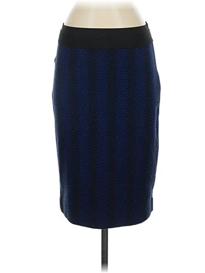 Pre-owned Bcbgmaxazria Formal Skirt In Blue
