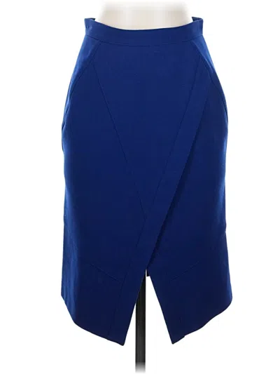 Pre-owned Bcbgmaxazria Formal Skirt In Blue