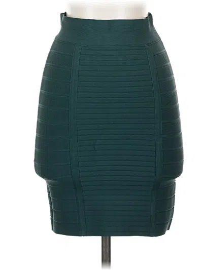 Pre-owned Bcbgmaxazria Formal Skirt In Blue