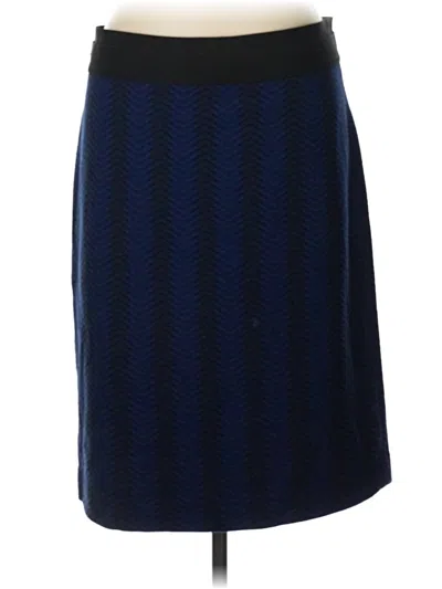 Pre-owned Bcbgmaxazria Formal Skirt In Blue