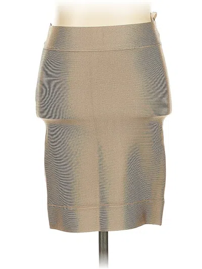 Pre-owned Bcbgmaxazria Formal Skirt In Brown