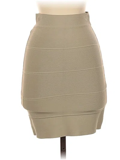 Pre-owned Bcbgmaxazria Formal Skirt In Brown