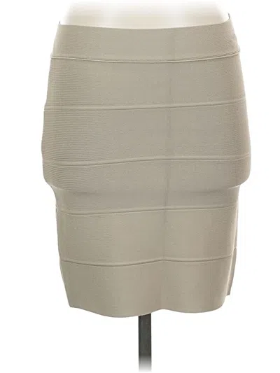 Pre-owned Bcbgmaxazria Formal Skirt In Brown