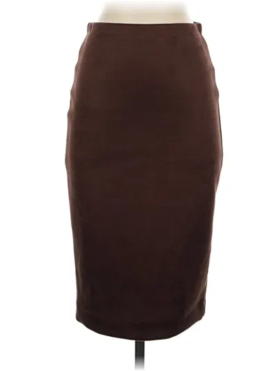 Pre-owned Bcbgmaxazria Formal Skirt In Brown