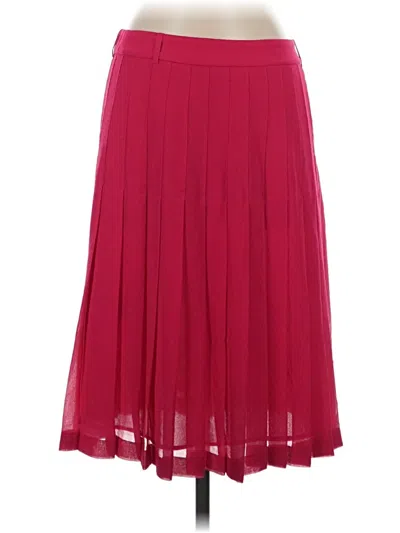 Pre-owned Bcbgmaxazria Formal Skirt In Burgundy