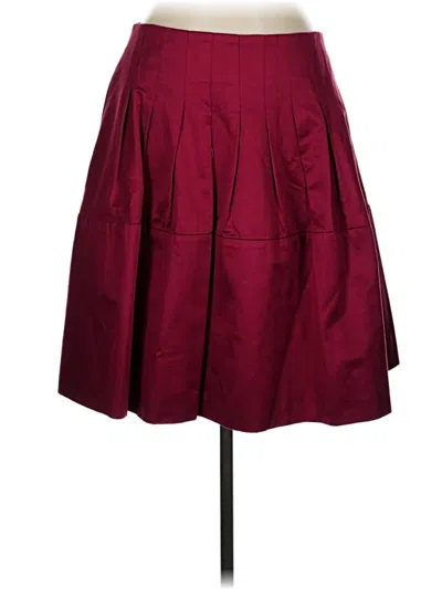 Pre-owned Bcbgmaxazria Formal Skirt In Burgundy