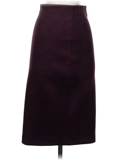 Pre-owned Bcbgmaxazria Formal Skirt In Burgundy