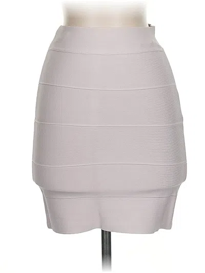 Pre-owned Bcbgmaxazria Formal Skirt In Gray