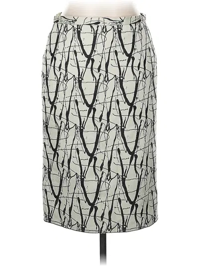 Pre-owned Bcbgmaxazria Formal Skirt In Gray