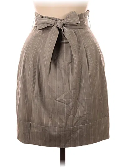 Pre-owned Bcbgmaxazria Formal Skirt In Gray