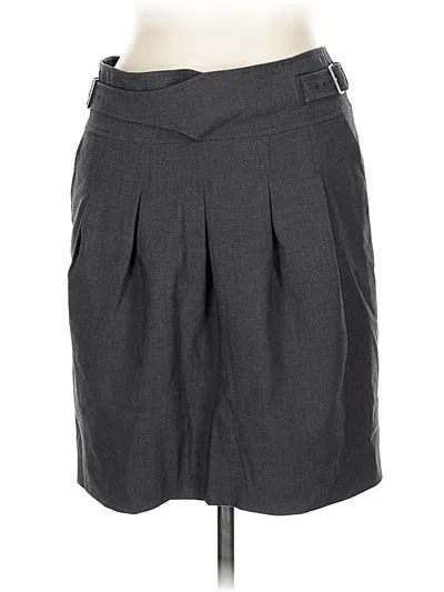 Pre-owned Bcbgmaxazria Formal Skirt In Gray