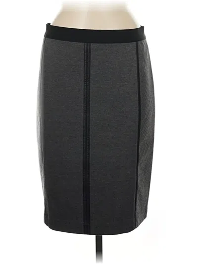 Pre-owned Bcbgmaxazria Formal Skirt In Gray