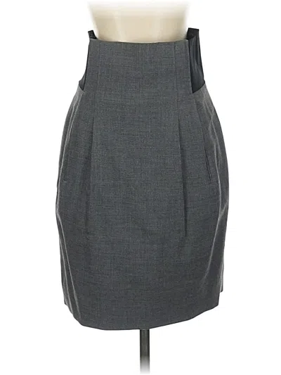 Pre-owned Bcbgmaxazria Formal Skirt In Gray