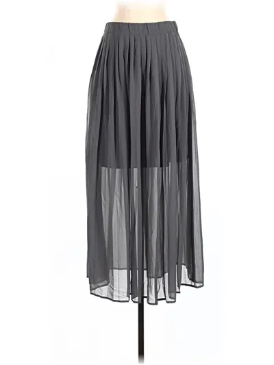 Pre-owned Bcbgmaxazria Formal Skirt In Gray