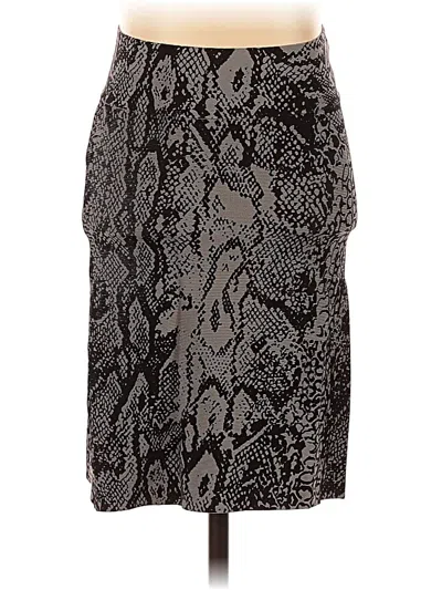 Pre-owned Bcbgmaxazria Formal Skirt In Gray