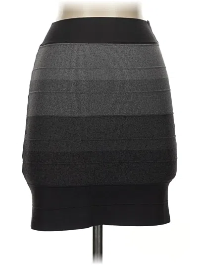 Pre-owned Bcbgmaxazria Formal Skirt In Gray