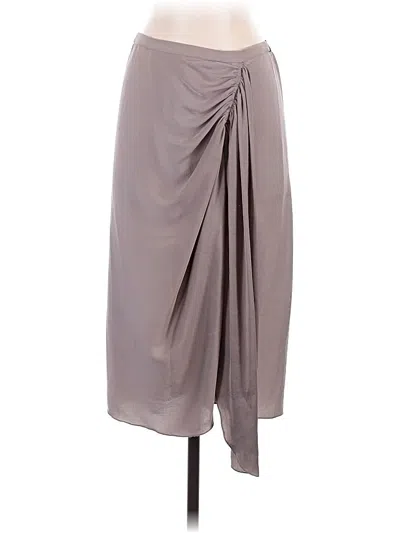Pre-owned Bcbgmaxazria Formal Skirt In Gray