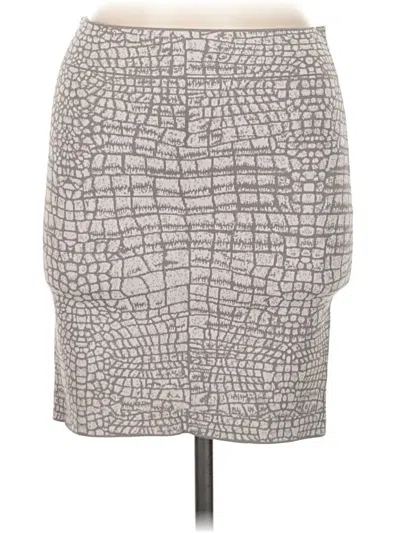 Pre-owned Bcbgmaxazria Formal Skirt In Gray