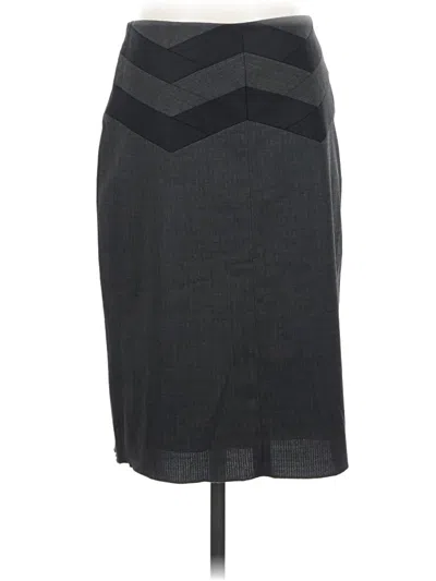 Pre-owned Bcbgmaxazria Formal Skirt In Gray