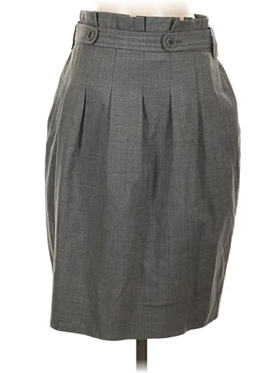 Pre-owned Bcbgmaxazria Formal Skirt In Gray
