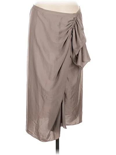 Pre-owned Bcbgmaxazria Formal Skirt In Gray