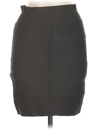 Pre-owned Bcbgmaxazria Formal Skirt In Gray
