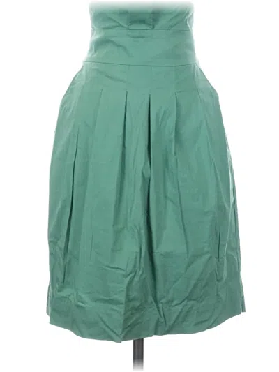 Pre-owned Bcbgmaxazria Formal Skirt In Green