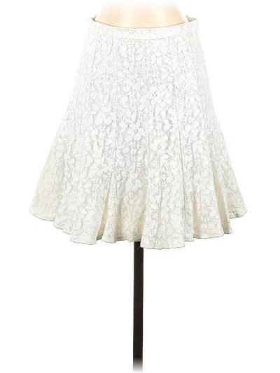 Pre-owned Bcbgmaxazria Formal Skirt In Ivory