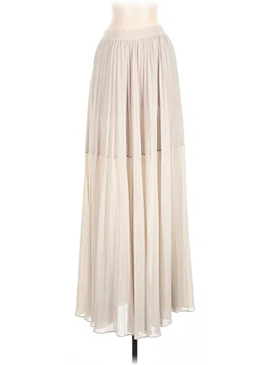 Pre-owned Bcbgmaxazria Formal Skirt In Ivory