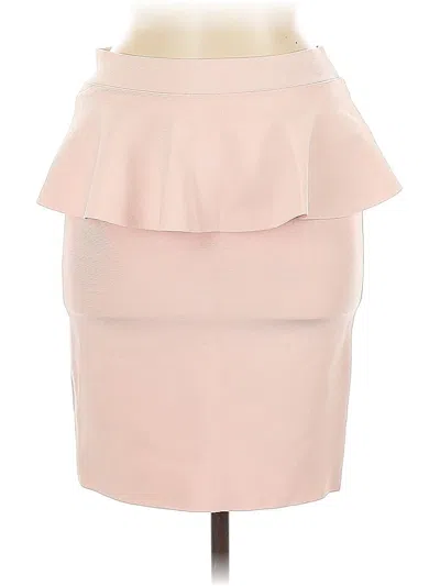 Pre-owned Bcbgmaxazria Formal Skirt In Pink