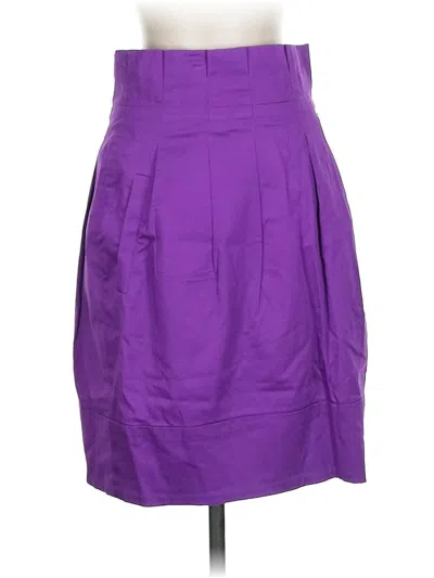 Pre-owned Bcbgmaxazria Formal Skirt In Purple