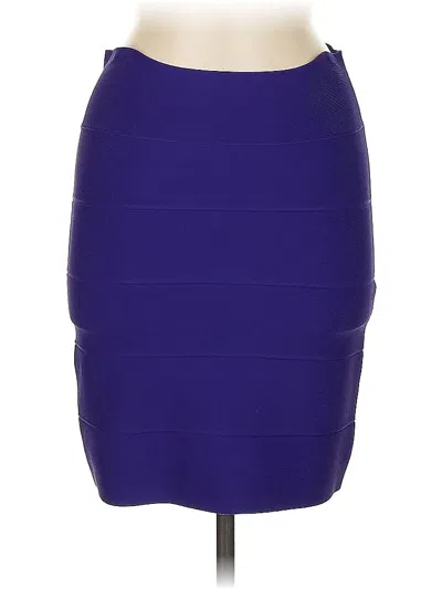 Pre-owned Bcbgmaxazria Formal Skirt In Purple