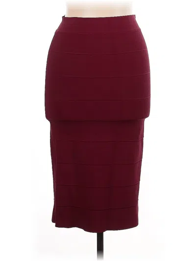 Pre-owned Bcbgmaxazria Formal Skirt In Red
