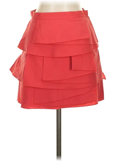 Pre-owned Bcbgmaxazria Formal Skirt In Red