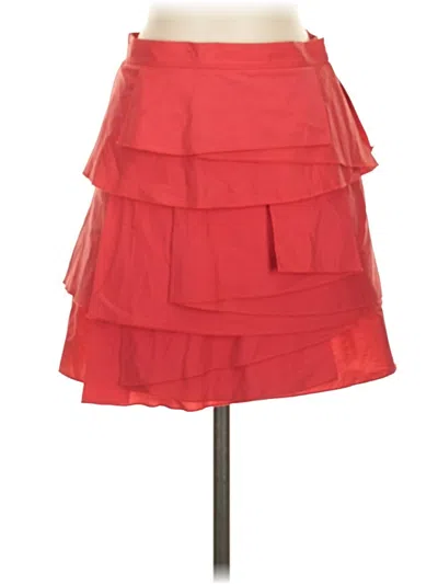 Pre-owned Bcbgmaxazria Formal Skirt In Red
