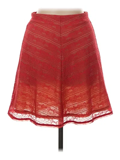 Pre-owned Bcbgmaxazria Formal Skirt In Red