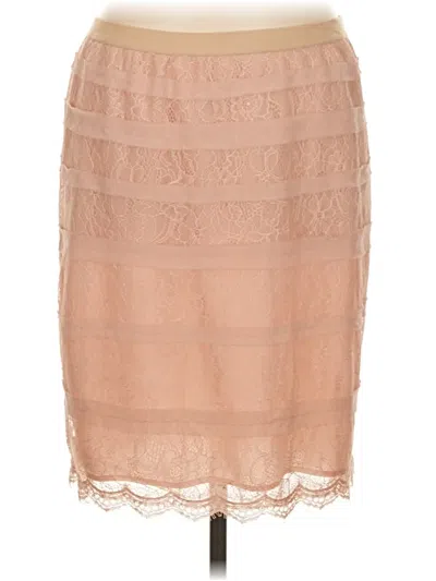 Pre-owned Bcbgmaxazria Formal Skirt In Tan
