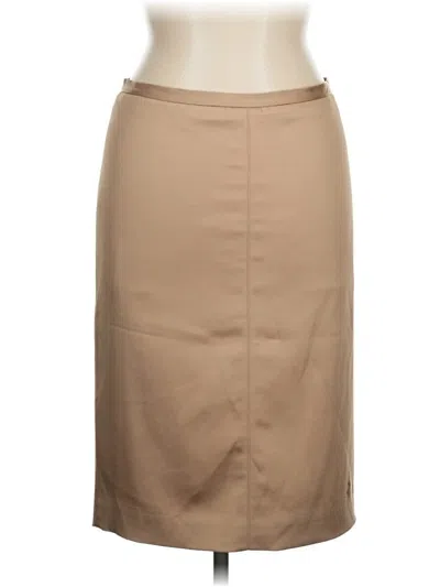 Pre-owned Bcbgmaxazria Formal Skirt In Tan