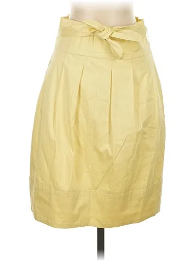 Pre-owned Bcbgmaxazria Formal Skirt In Yellow