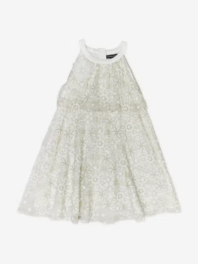 Bcbgmaxazria Babies'  Girls Embroidered Floral Lace Dress In Multi