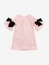 Bcbgmaxazria Girls Metallic Dress In Pink