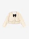 Bcbgmaxazria Girls Tweed Jacket In Neutral