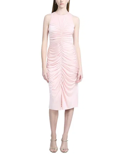 Bcbgmaxazria Hardware Ruched Midi Dress In Multi