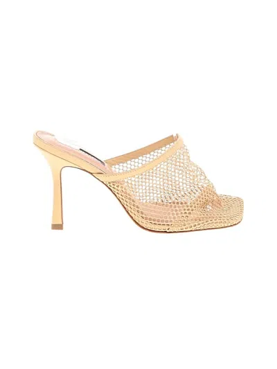 Pre-owned Bcbgmaxazria Heels In Gold