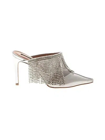 Pre-owned Bcbgmaxazria Heels In Silver