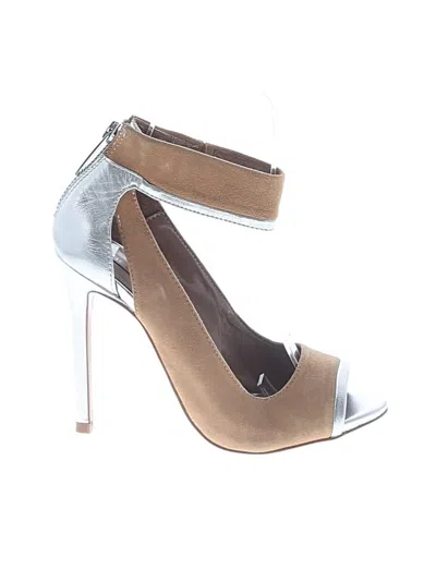 Pre-owned Bcbgmaxazria Heels In Tan