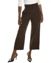 Bcbgmaxazria High Waisted Crop Pant In Brown