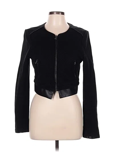 Pre-owned Bcbgmaxazria Jacket In Black