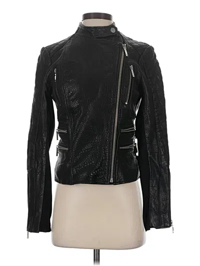 Pre-owned Bcbgmaxazria Jacket In Black